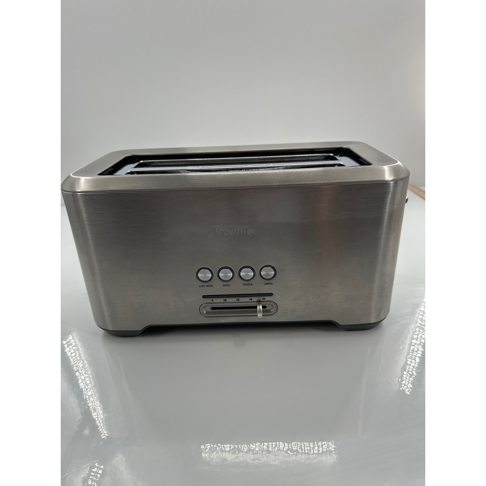 Breville Bit More 4-Slice Toaster Brushed Stainless Steel BTA720XL